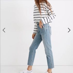 MADEWELL perfect vintage jeans in Ellicott Wash